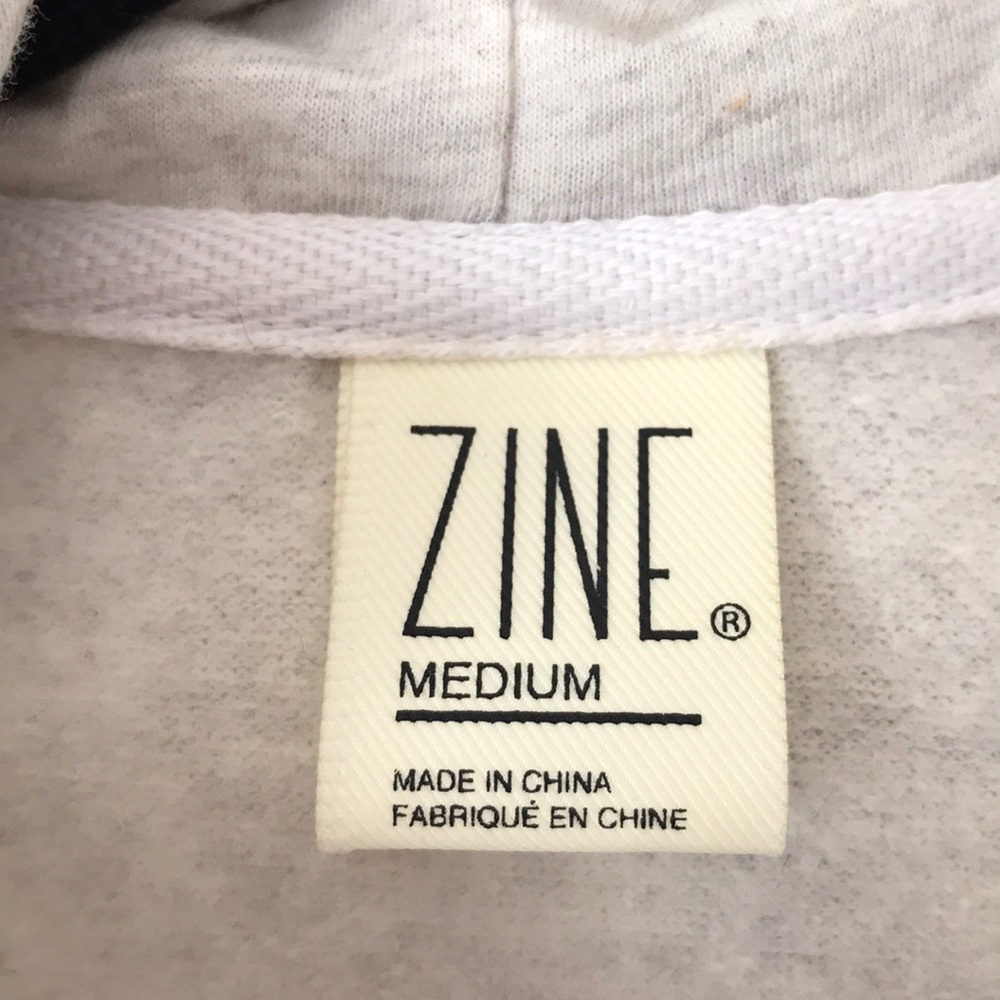 Zine zippered hoodie - Picture 2 of 3